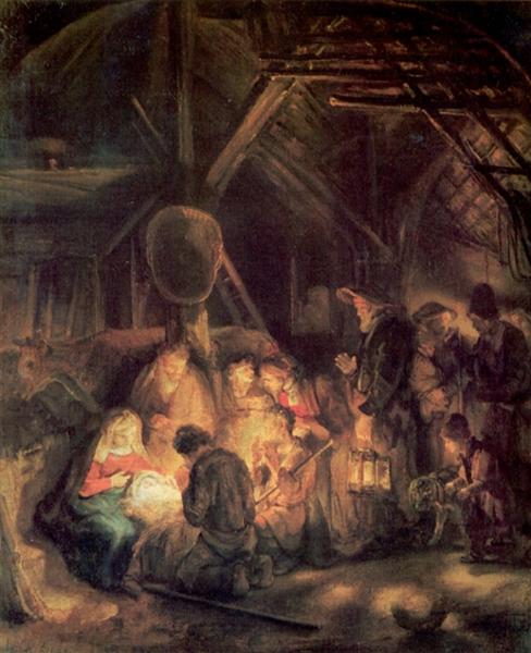 Rembrandt, Adoration of the Shepherds (1646)